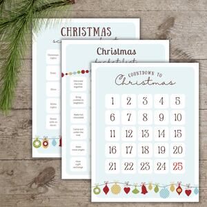 Christmas Bundle - Christmas Countdown - Scavenger Hunt - Bucket List